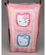 Vintage 1997 Sanrio Hello Kitty Tokyo Japan  Waffle Picnic Towel Blanket... - $346.50