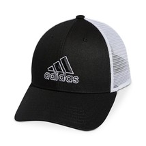 Adidas Men&#39;s Structured Mesh Snapback Hat Black OS B4HP - £11.23 GBP