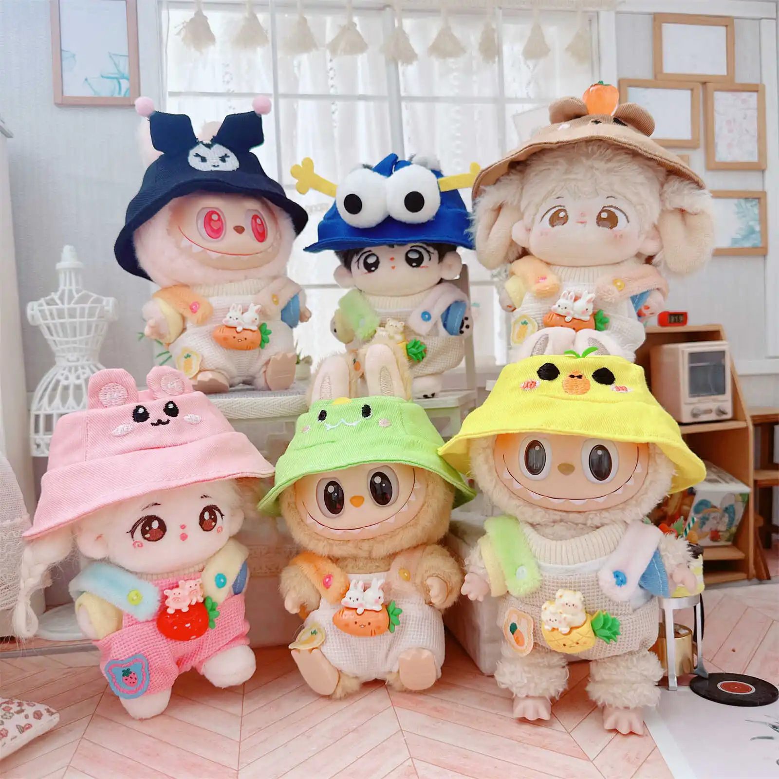 Kawaii Idol Clothes Hat Carrot Rompers Suit Dress Up Changing Clothes Game Fans - $15.83