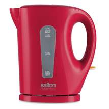 Salton Essentials EJK1821R - Cordless Electric Kettle, 1.7 Liter Capacity, Red - £20.75 GBP