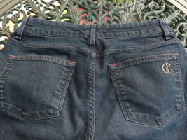 CJ Grace Womens Bootcut Stretch Dark Wash Blue Jeans Size 27 Cookie Johnson - $23.75
