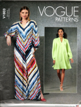 Vogue V1803 Loose Fitting Bias Cut Dress Misses XS to M UNCUT Sewing Pattern - £18.53 GBP