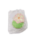 Vintage Hallmark Pink Daisy Flower Cookie Cutter Plastic Painted USA - $8.86