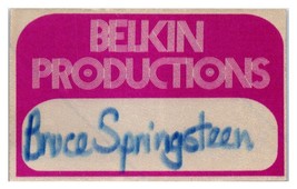 Bruce Springsteen Concert Backstage Pass August 30 1978 Richfield Ohio - $34.64