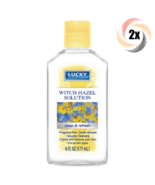 2x Bottles Lucky Witch Hazel Solution | Clean &amp; Refresh | 6oz | Fast Shi... - $11.84