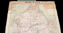 1898 War Dept Map of Cavite Philippines by CH Stone, Julius Bien Litho 34.5x28.5 image 2