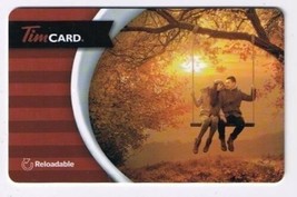 Tim Horton&#39;s 2015 Timcard Gift Card Autumn Love On Swing No Value - £1.13 GBP