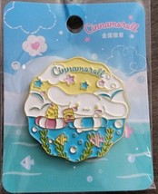 New Sanrio Beach Party Fun Lapel Pin Cinnamoroll  - £15.66 GBP