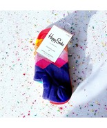 HAPPY SOCKS 3 Pack Sneaker Liner DIAMOND, COLORBLOCK &amp; STRPIES NWT US W ... - $33.83 CAD