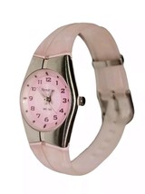 Women&#39;s Armitron Analog Watch Pink/Silver 25/6355 WR 165Ft Acrylic Bezel Y121E - £13.68 GBP