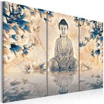 Tiptophomedecor Stretched Canvas Zen Art - Buddhist Ritual - Stretched &amp; Framed  - £62.68 GBP+