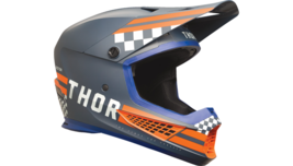 Thor Sector 2 Combat Midnight Orange Helmet MX Motocross ATV Adult Sizes... - £102.39 GBP