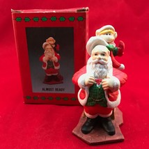 Santa&#39;s Visit Almost Ready With Box Slay Presents Elf EUC 1995 Holiday - £8.99 GBP