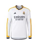 adidasSoccer Real Madrid 23/24 Long Sleeve Home Jersey Asia Sizing 'White' - $106.00