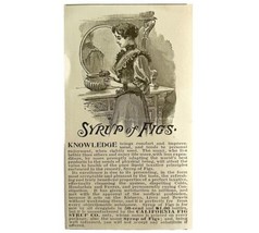 Syrup Of Figs Digestive Medicine 1894 Advertisement Victorian Laxative 2 ADBN1z - $14.99