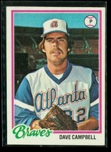 Vintage 1978 Topps Baseball Trading Card #402 Dave Campbell Atlanta Braves - £7.72 GBP