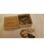 Vintage 1960's 70's Buren Men's Watch PARTS LOT gear Train movement 7-Je... - $22.79