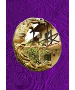 Brass Moon, Celestial mirror, crescent moon mirror, moon mirror, mirror ... - $77.00