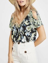 FREE PEOPLE Womens Top Baja Babe Relaxed Stylish Muticolor Size XS OB966874 - £37.39 GBP