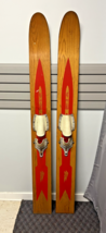 Vintage WOOD WATER SKIS Pair wall art cabin decor waterski sports Jet Ri... - $149.99