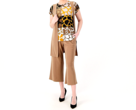 Attitudes by Renee Global Illusion 3 Piece Set- Cocoa Giraffe, XL - £29.75 GBP