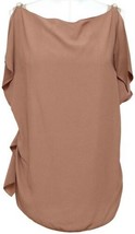 MARC JACOBS Sleeveless Blouse Top Shirt Draped Sleeveless Blush Brown Ra... - £113.55 GBP
