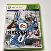Madden NFL 13 (Microsoft Xbox 360, 2012) No Manual - £6.75 GBP