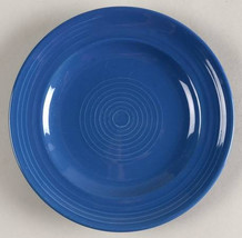 Salad Plate Concentrix Navy Blue (Marine) by LYNN&#39;S CHINA 7 7/8&quot; Looks L... - $27.99