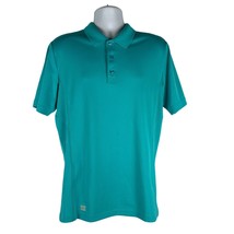 Fila Sport Mens Golf Polo Shirt Athletic Fit Teal Size M Polyester - $18.50