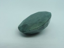 473 Carats Natural Emerald Color Enhanced Green Oval Faceted Cut Gemstone Stone - £48.32 GBP