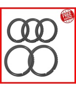 Titanium Key Rings – Effortless Side Push Design for Keys &amp; Tools - $35.63