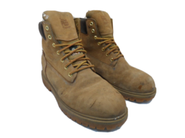 Timberland PRO Men&#39;s 6&quot; Direct Attach Steel Toe Work Boots Wheat Size 9.5W - £45.55 GBP