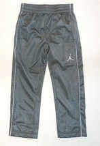 Air Jordan Nike Boys Athletic Pants Gray w/ White Strips on Sides 4 and ... - $17.99