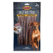 Cadet Bully Hide Sticks All-Natural Dog Chews Large Stick, 1ea/8 ct - £42.68 GBP