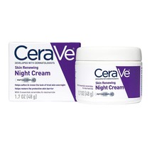 CeraVe Skin Renewing Night Cream | Niacinamide, Peptide and - $23.37