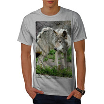 Wellcoda Free Lone Animal Mens T-shirt, Forest Graphic Design Printed Tee - £17.18 GBP+