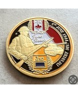JOINT US Canada D-Day 6th June 1944 Juno Beach World War 2 Challenge Coin - $313.11 MXN
