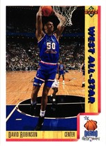 1991 Upper Deck David Robinson West All-Star Basketball Card 324 SA Spurs NBA - £1.56 GBP