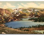 Twin Lakes Lodge Cooke City Highway Montana MT UNP LInen Postcard Z1 - $2.92