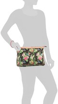 CAVALCANTI Multi Color Floral Leather Clutch Pouch Wristlet Made In Ital... - £45.93 GBP