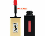 YSL Glossy Stain Lip Color Water # 201 Dewy Red - Brand New *Final Sales... - $23.75