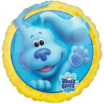 Blues Clues Foil Mylar Balloon Birthday Party Supplies Double Sided 18&quot; Round - £3.10 GBP