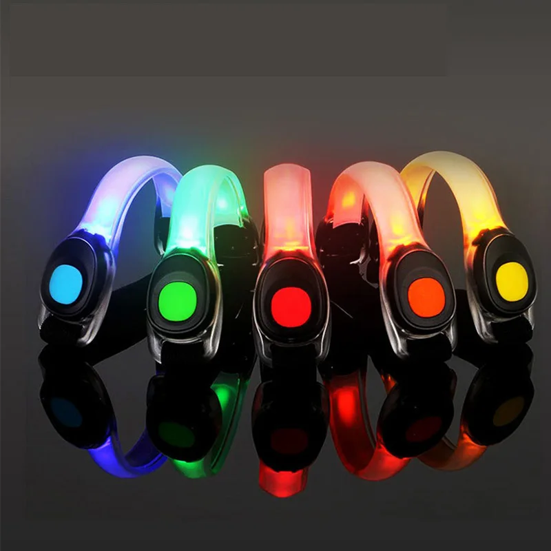 LED Light Up Armband Adjustable Wearable Running Arm Belt Glow The Dark for - £8.39 GBP