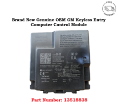 13518838 New OEM 2019-2026 Chevrolet Keyless Entry Computer Control Modu... - €47,25 EUR