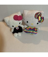 2 Hello Kitty Plush 11 X8 And 10X7 #18-0232 - £21.27 GBP