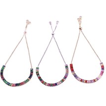 8Pcs Popular Mix Color Micro Pave Colorful CZ Tennis Chain Bracelet For Girls or - £44.08 GBP