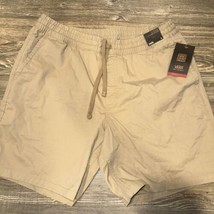 Men&#39;s VANS OFF THE WALL Range Elastic Khaki Shorts - Size Large. Relaxed... - $24.74