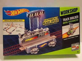 New Hot Wheels Workshop Track Builder Digital Speedometer Accessory Kid Toy NIB  - £62.54 GBP