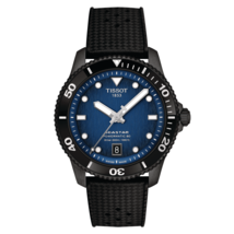 Tissot Seastar 1000 Powermatic 80 40MM Black Ip Watch T120.807.37.041.00 - £521.07 GBP