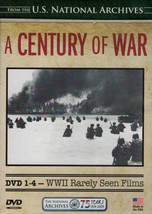 A Century of War - WWII Rarely Seen Films (DVD 4 disc set) 8 films NEW - £7.91 GBP